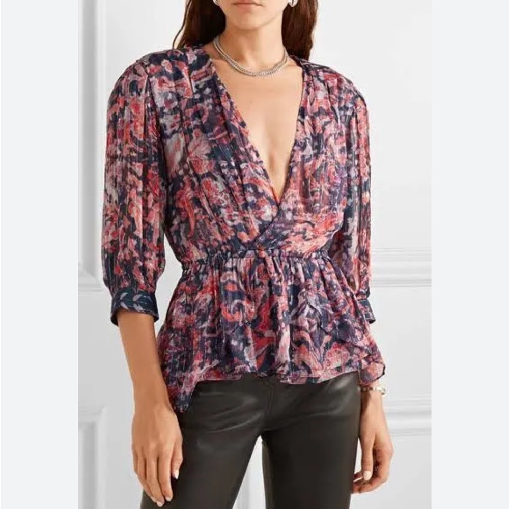 IRO Saola Floral Blouse (123)